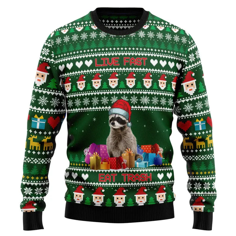 Raccoon Ugly Sweater