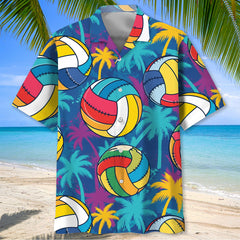 Retro Colorful Volleyball Hawaiian Shirt