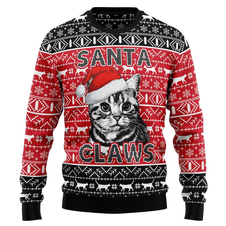 Santa Claws Ugly Sweater
