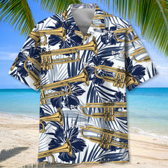 Trumpet Hibiscus Hawaiian Shirt