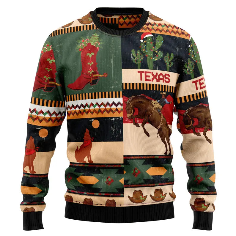 Western Cowboy Ugly Sweater